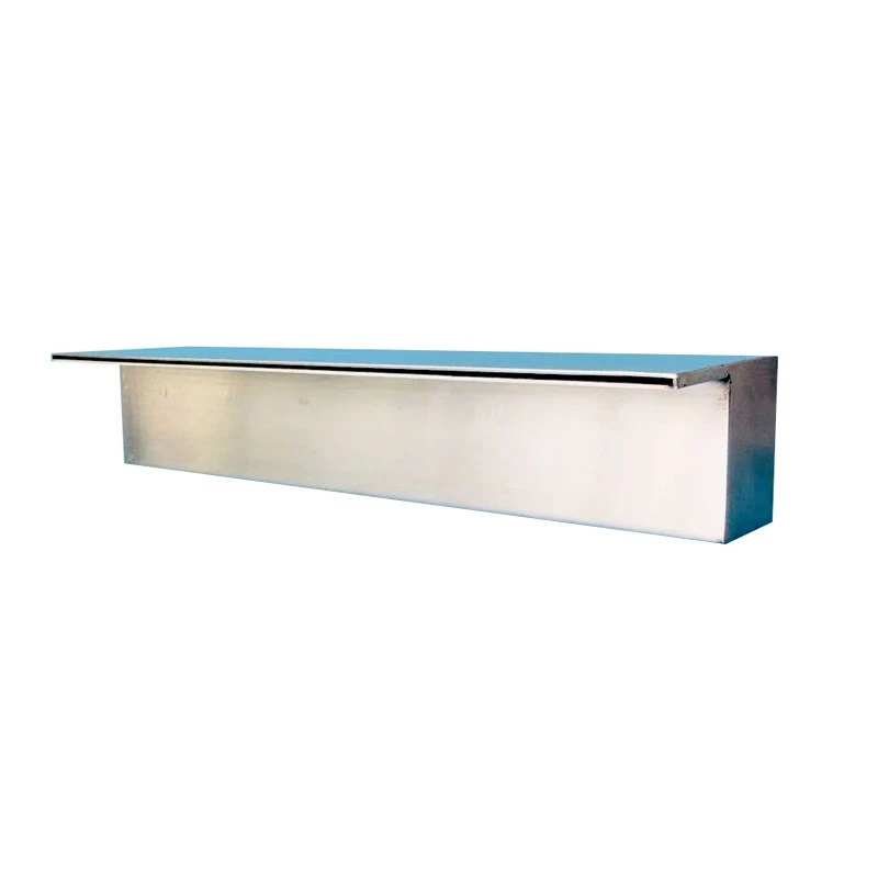 

304 stainless steel water feature flow tank waterfall outlet