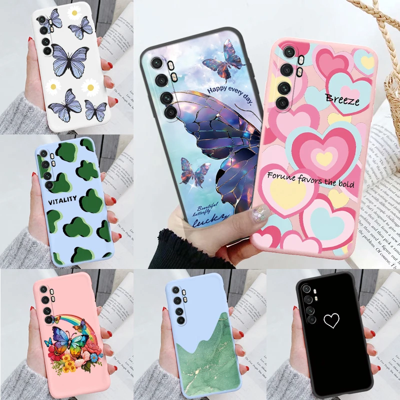 

For Xiaomi 9 9 SE 9 Lite CC9 CC9e CC9 Pro 10T 10T Pro 10 Lite 10T Lite Note 10 Lite 10 10 Pro Glitter Butterfly Star Phone Case