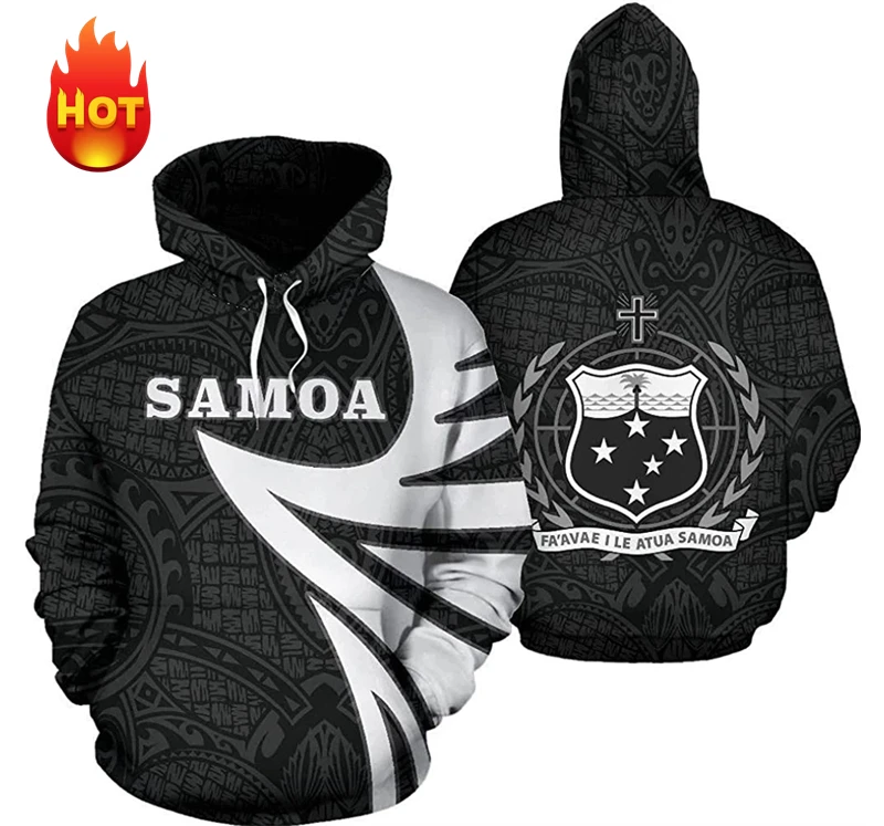 Samoa Hoodie Turtle Pattern Polynesian Style 3D Printed Hoodies Men Women Fashion Pullover Personality Sweatshirts Men Clothing