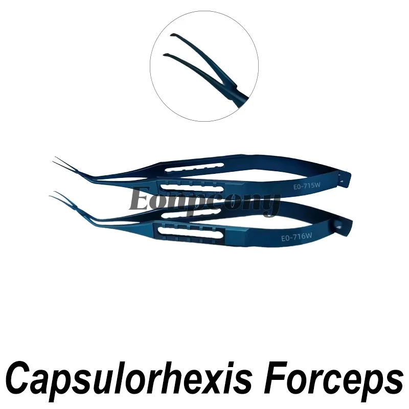

Inamura Capsulorhexis Forceps Cross Action Tips 1.8mm Micro Incision Ophthalmic Surgical Instruments