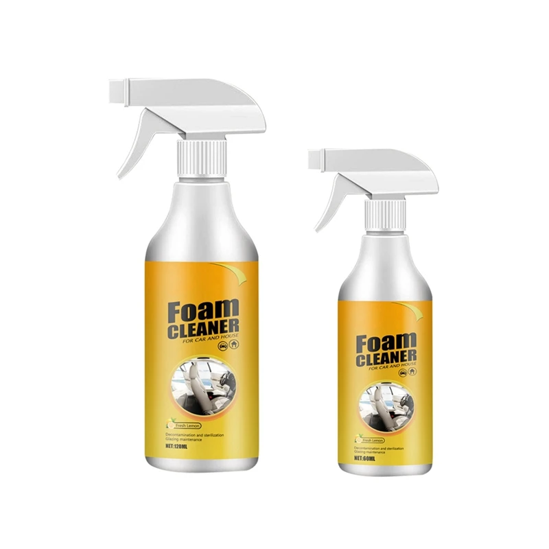 Automobile Interior Multi-Purpose Foam Cleaner Leather Seat Cleaner Foam Cleaner For Stain Removal Foam Maintenance