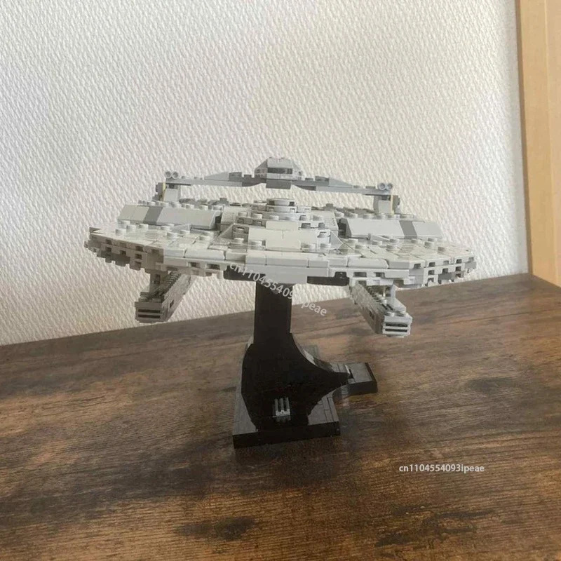 MOC USS Reliant NCC-1864 Raumschiff Bausteine Modell DIY Technologie Interstellare Montage Ziegel Kinder Spielzeug Weihnachten Geschenk