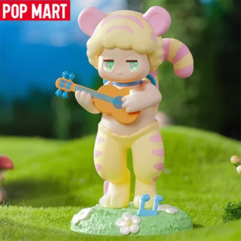 POP MART Satyr Animal Carnival Series Blind Box Torebka Niespodzianka Mystery Box Zabawki Figurki Akcji Dekoracje Śliczny Model Prezent dla Dziewczynki