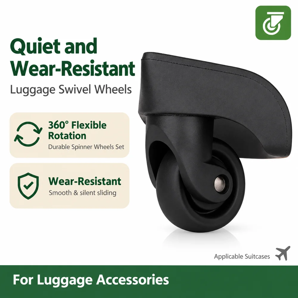 For American Tourister Trolley Case Wheel Parts ZD-255 Silent Wheel Affordable Replacement Wheel Travel Case D 100 Wheel