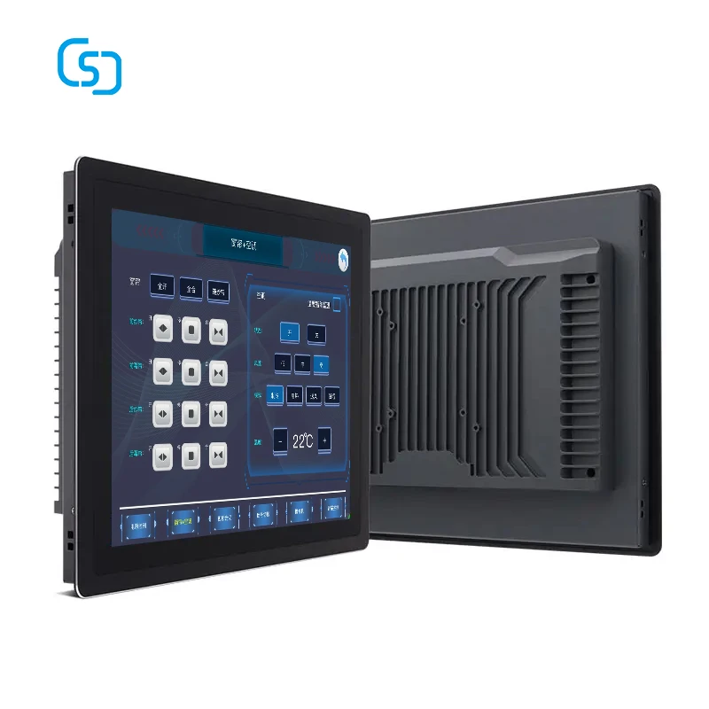 J4125 I3 I5 I7 Win10 15.6 Inch Embedded Touch Screen Computer Hmi Vesa Mount Capacitive Industrial All In One Panel Pc