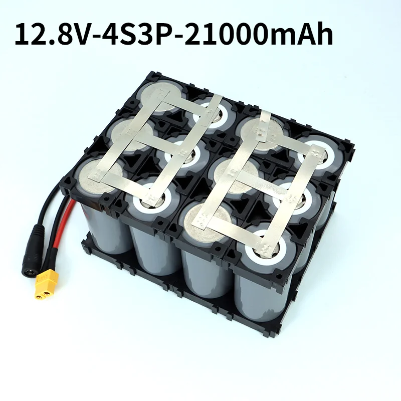 32700 Lifepo4 Batterie 4S3P 12.8V 21Ah Avec 4S 20A maksymalnie 60A Équilibré BMS wlać Le Bateau Électrique Alimentation Sans Interru