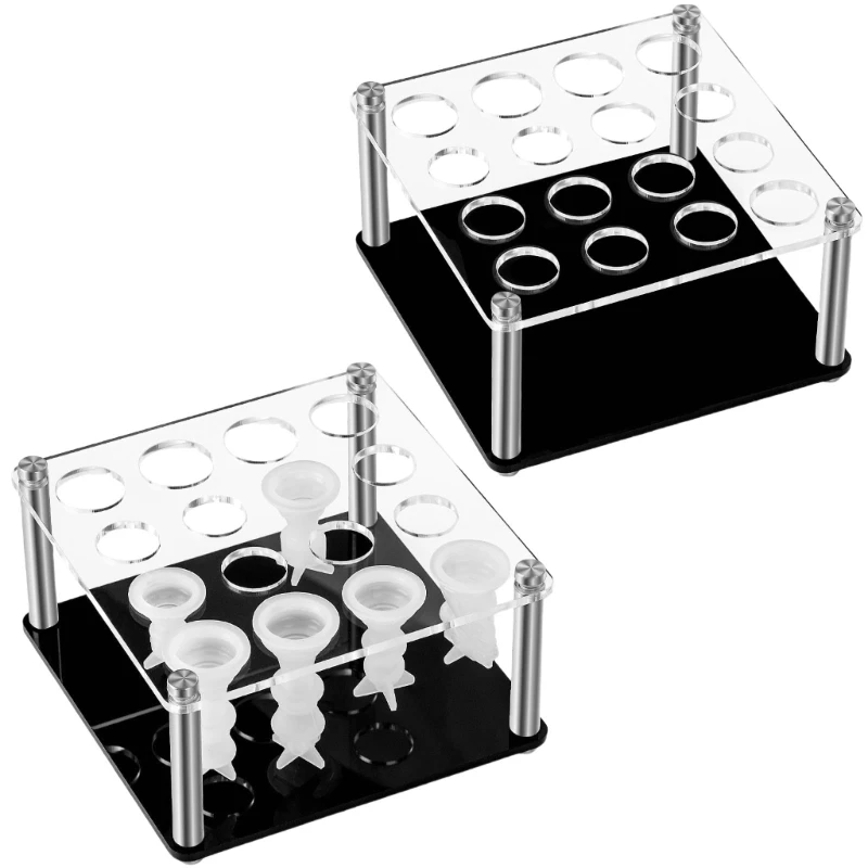 Elegant Chess Pieces Display Stand Acrylic Storage Rack for Chess Silicone Molds Multipurpose Board Game Accessories