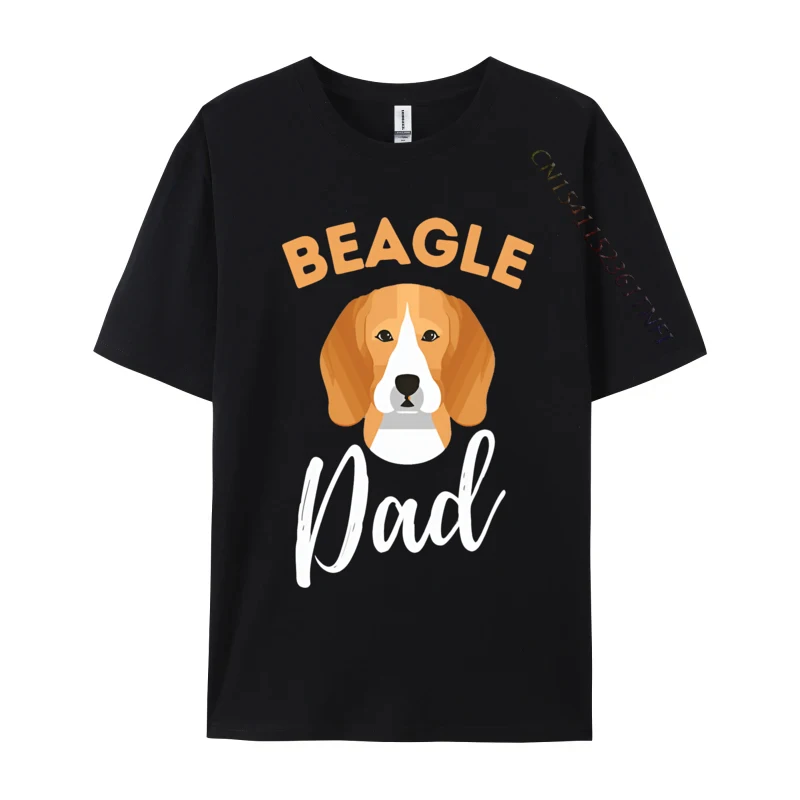 

Beagle Dad Funny Vintage T-shirts Printed Men's T-Shirt Pure Cotton Oversized Funny Graphic Tees for Men