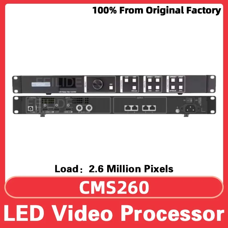 

Novastar CMS260 Полноцветный модуль RGB Контроллер экрана для аренды Светодиодный экран Видеопроцессор Поддержка входа HDMI 1.3 3G-SDI