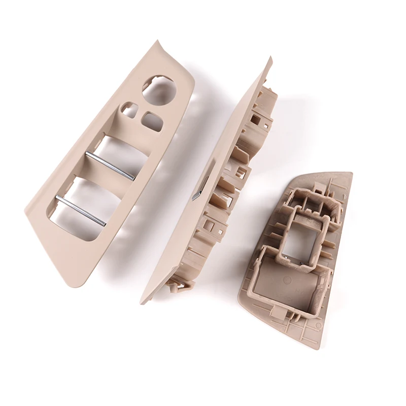 For BMW NEW 5 Series G30 G31 G38 Car Front Rear Left Right Interior Door Pull Handle Trim Auto Inner Handle Armrest Cover Panel view 6