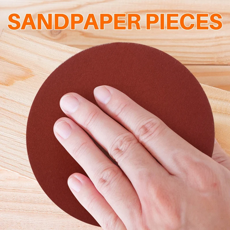 30PCS 5 Inch 125Mm Round Sandpaper Disk Sand Sheets Grit 320/400/600/800/1000/1500 Hook & Loop Sanding Disc For Sander Grits