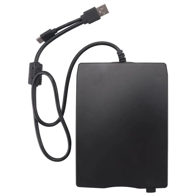 قارئ القرص المرن، محرك الأقراص المرنة الخارجية 3.5 بوصة مع USB Type-C، محرك الأقراص المرنة FDD المحمول لأجهزة الكمبيوتر المحمول الجديدة #3