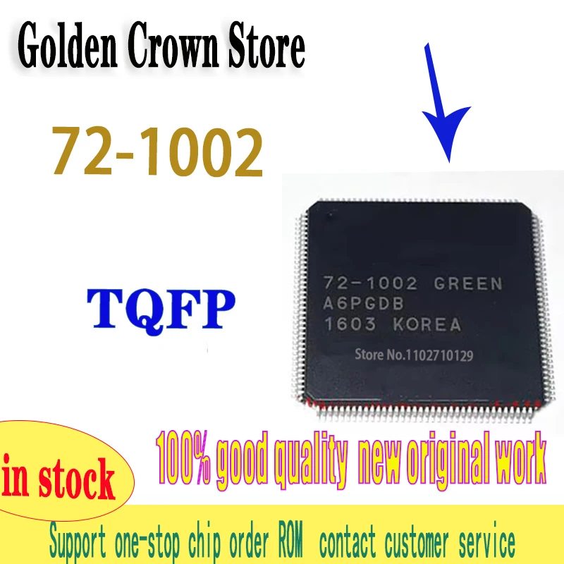 1PCS/LOT  72-1002 package TQFP brand new original in stock