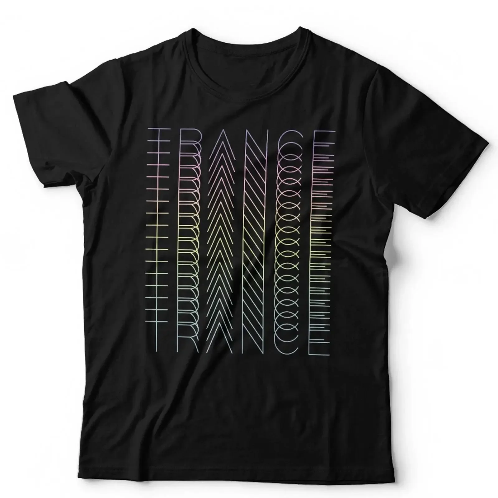 Camiseta Trance Rave Techno para Damas, Música EDM, Festival, DJ, Fiesta, Psy Tekk, Vintage, Lavada, Elástica, Transpirable, Versátil, Suave