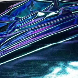 150cm*50cm Shiny Stretch Bronzed Magic Dancewear Fabric Swimsuit Cosplay Stage Performance Garment Fabric Laser Cloth