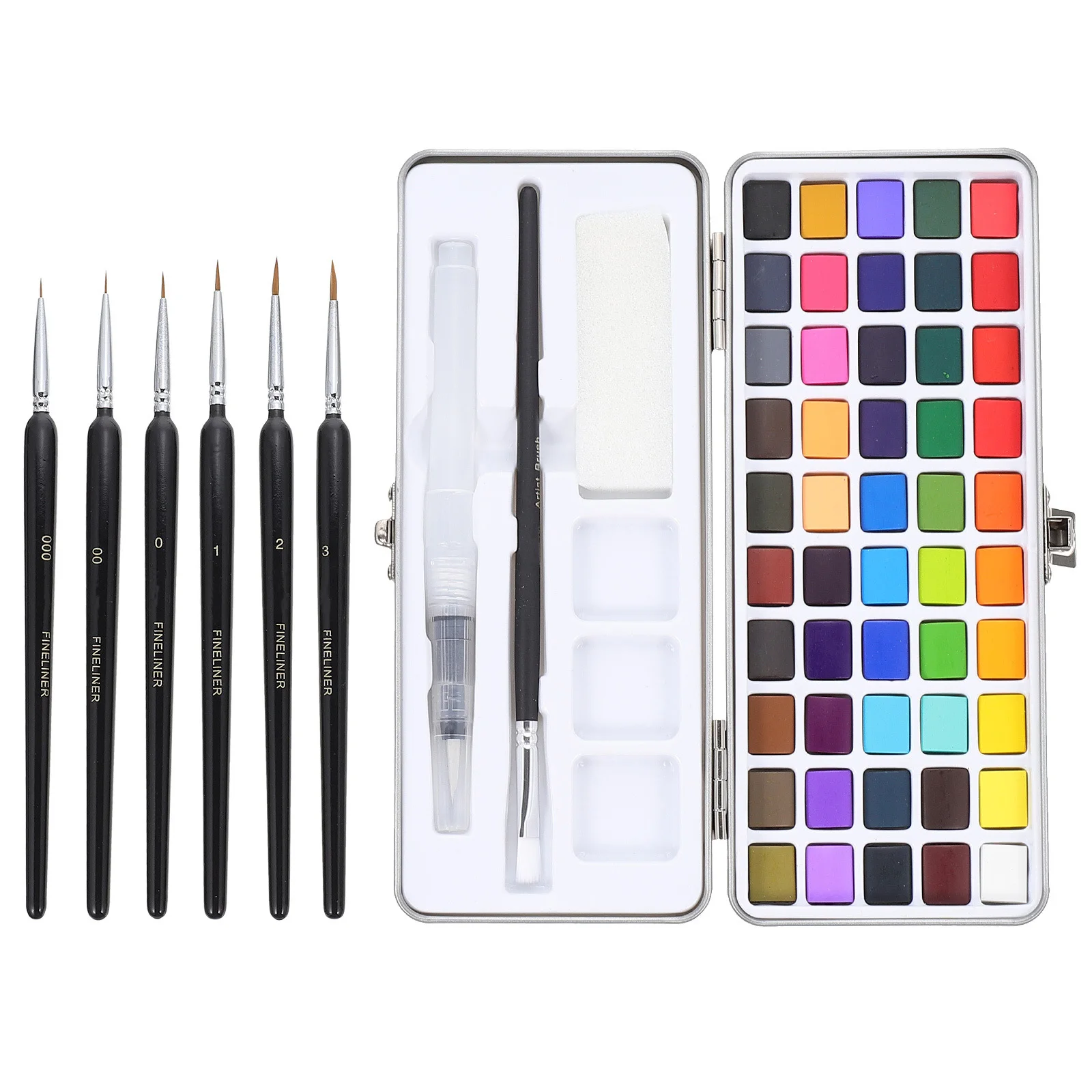 1 set 1 Set Solid Watercolor Pigment Kit For Artists Adults Professional Portable Painting Tools Drawing Practice Colorful