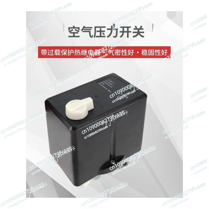 Pressure Switch psi Manual On-off Knob Air Compressor Controller with Thermal Protection Relay LF12