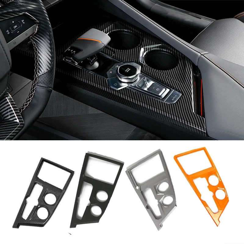 

Аксессуары для Changan UNIV UNI-V 2022 2023 2024 ABS carbonfiber центральная консоль коробка переключения передач Панель отделка наклейки