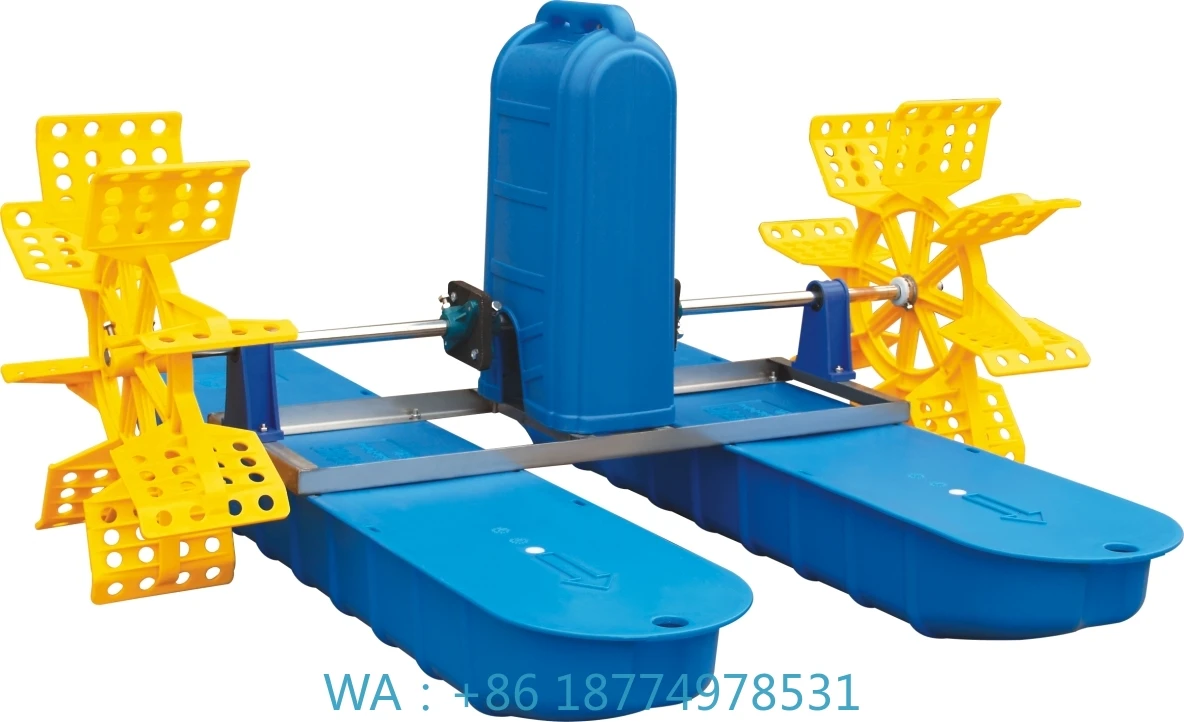 

Solar Oxygenation Water Pump for Fish Pond System4Impeller DC 96V 1500W Solar Powered Paddle Wheel Aerator