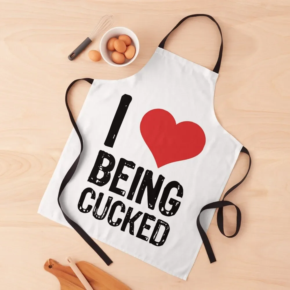 

I Love Being Cucked Apron Chef jacket men Women's Kitchen For Kitchen Apron