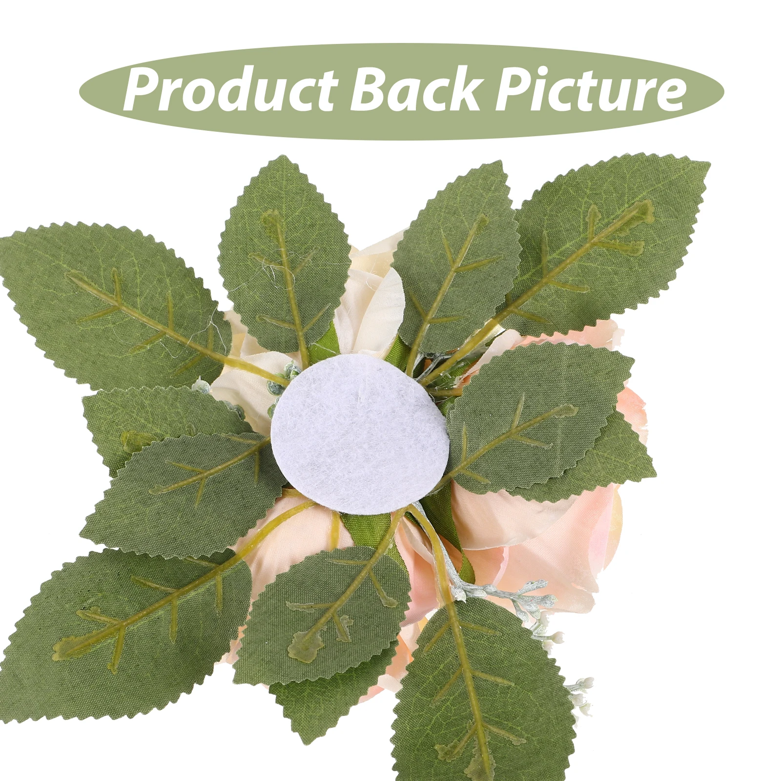 

2Pcs Simulated Flower Artificial Home Decor Table Centerpiece Wedding Cake Decor Fake Flower nament