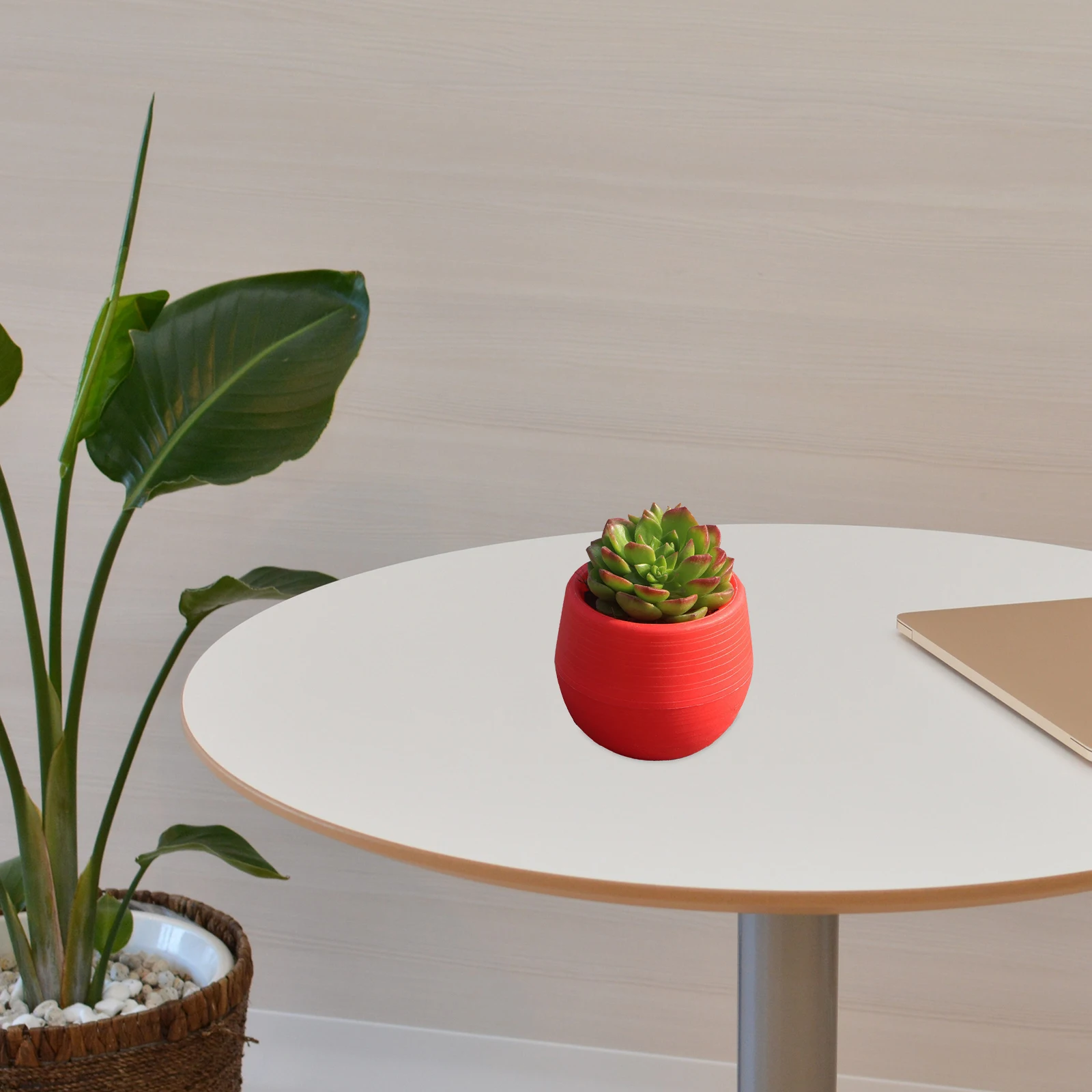 

Cute Mini Shiwan Flower Pot Resin Plant Pot Sturdy Home Office Decor Desktop Balcony Garden Gift for for Small