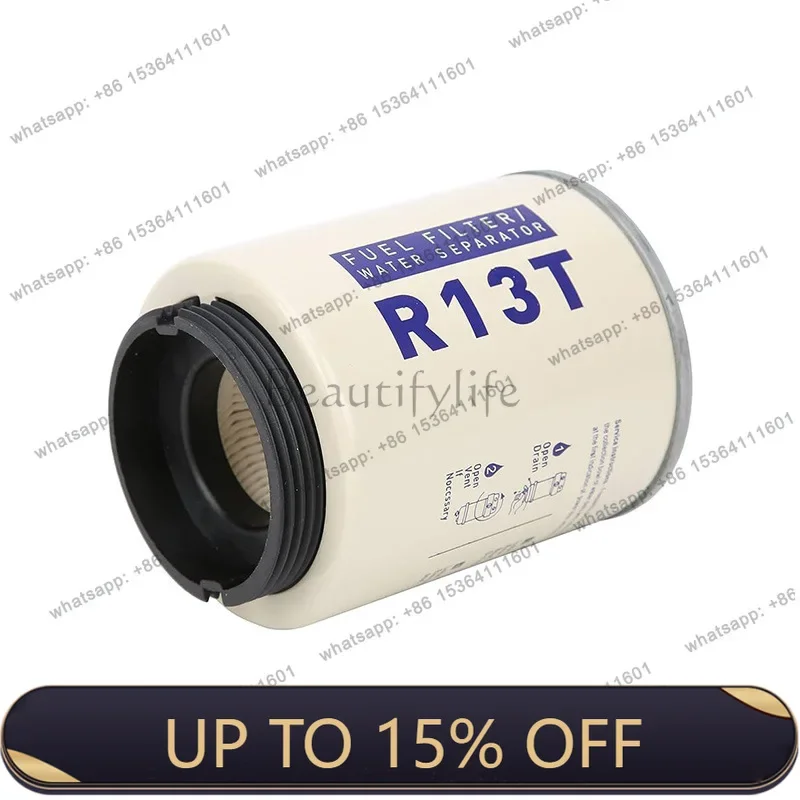 FOOL High-quality accessories R13T oil-water separator filter element is suitable for speedboats, oil tankers