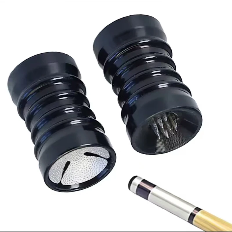 

1PC 2 In 1 Billiard Pool Cue Tip Sharper Effective Repair Tool Pool Cue Tip Corrector Multifunctional Aluminum Pool Cue Sharper