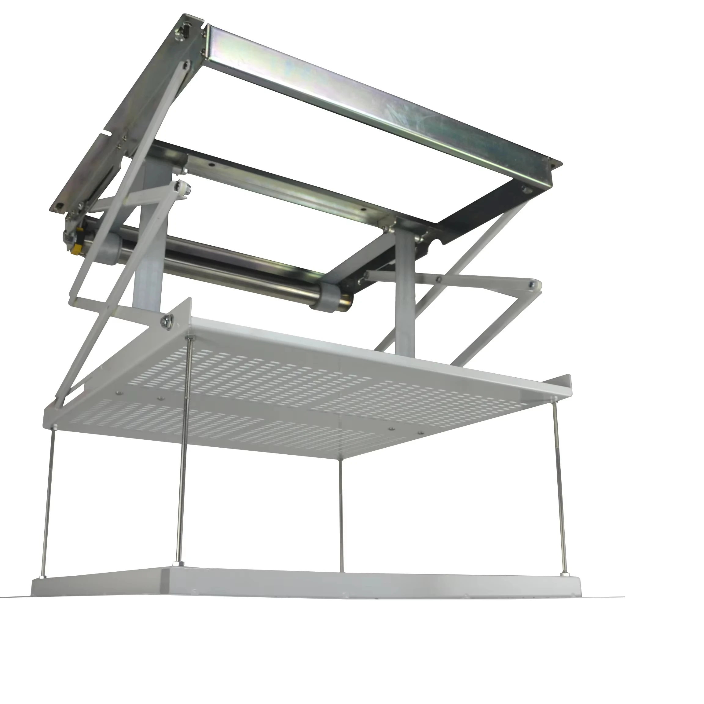 1-3 M Motorized Projector Hanger Lift Office Projector Scissor Lift Motorized Projector Lift Mechanism