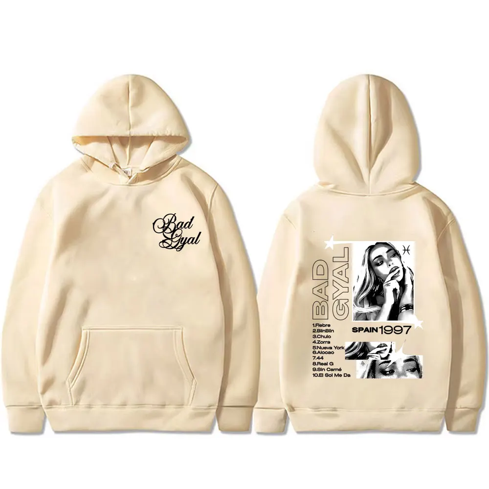 

Hot Rapper Bad Gyal Album Tour 2026 Hoodie Men Women Fashion Pop Music Sweatshirt Unisex Casual Fleece Cotton Oversized Hoodies