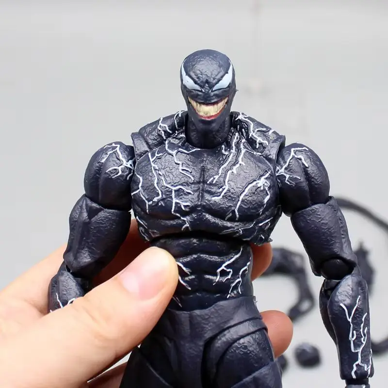 شخصية مارفل فينوم 2 Shf أنيمي - تمثال الحركة البلاستيكية نموذج دمية مجموعة تمثال Gk لعبة للأطفال والجامعات هدية العيد
