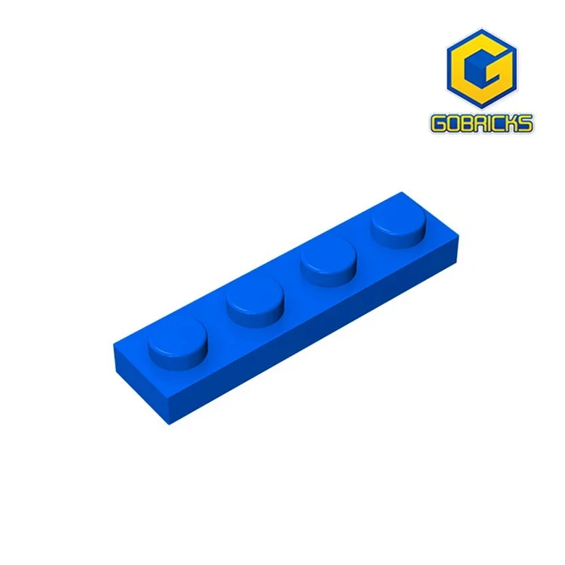 GDS-504 Plate 1 x 4 compatible with lego 3710 pieces of children\'s DIY building block Particles Plate DIY