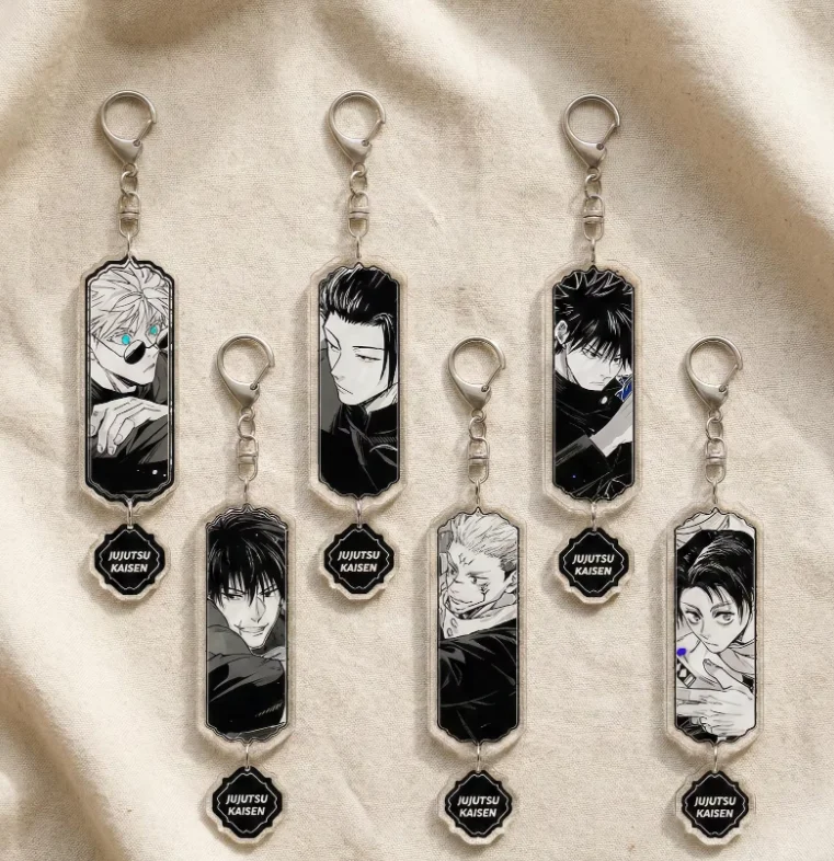 

Acrylic Keychain for Jjk Geto Suguru Satoru Gojo Anime Character Backpack Pendant Classic Decoration Cute Cartoon Gift