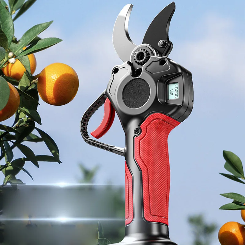 Electric Pruning Shears Rechargeable Garden and Fruit Tree Pruning Shears Lithium-Ion Battery-Powered Tree Pruning Shears