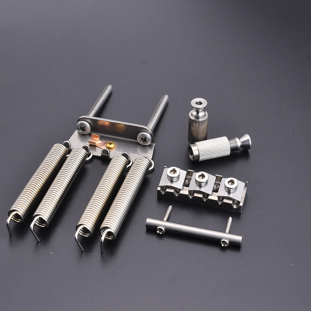 Titanium Alloy Tremolo System Bridge with Stainless Steel Block High Quality Guitar Bridge