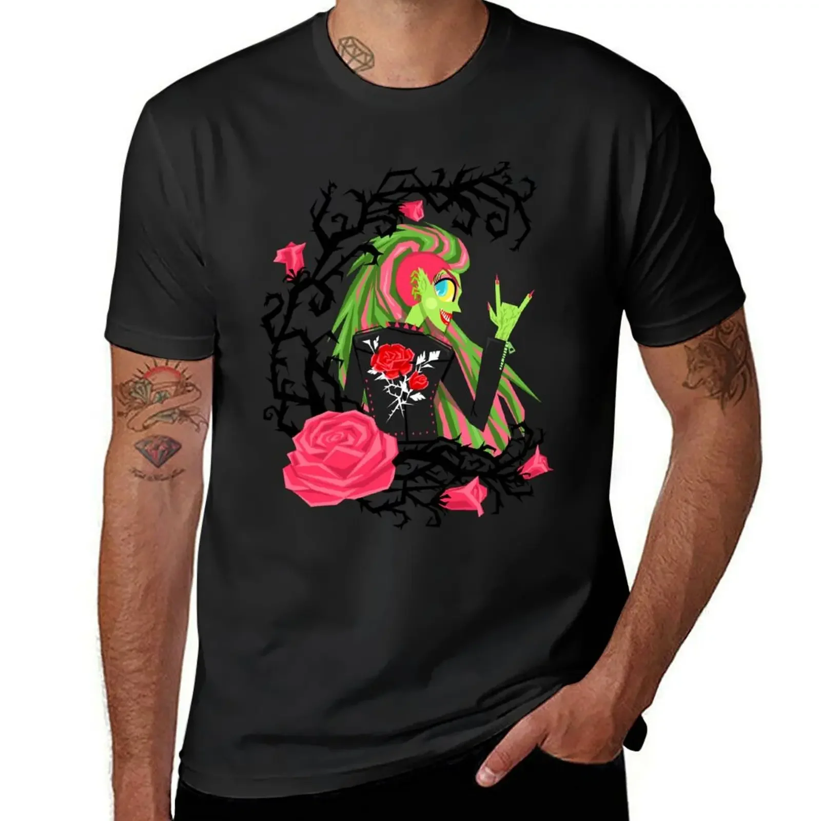 

Punk Venus McFlytrap T-Shirt Blouse T-shirts oversize graphics graphic t shirts heavyweight t shirts for men