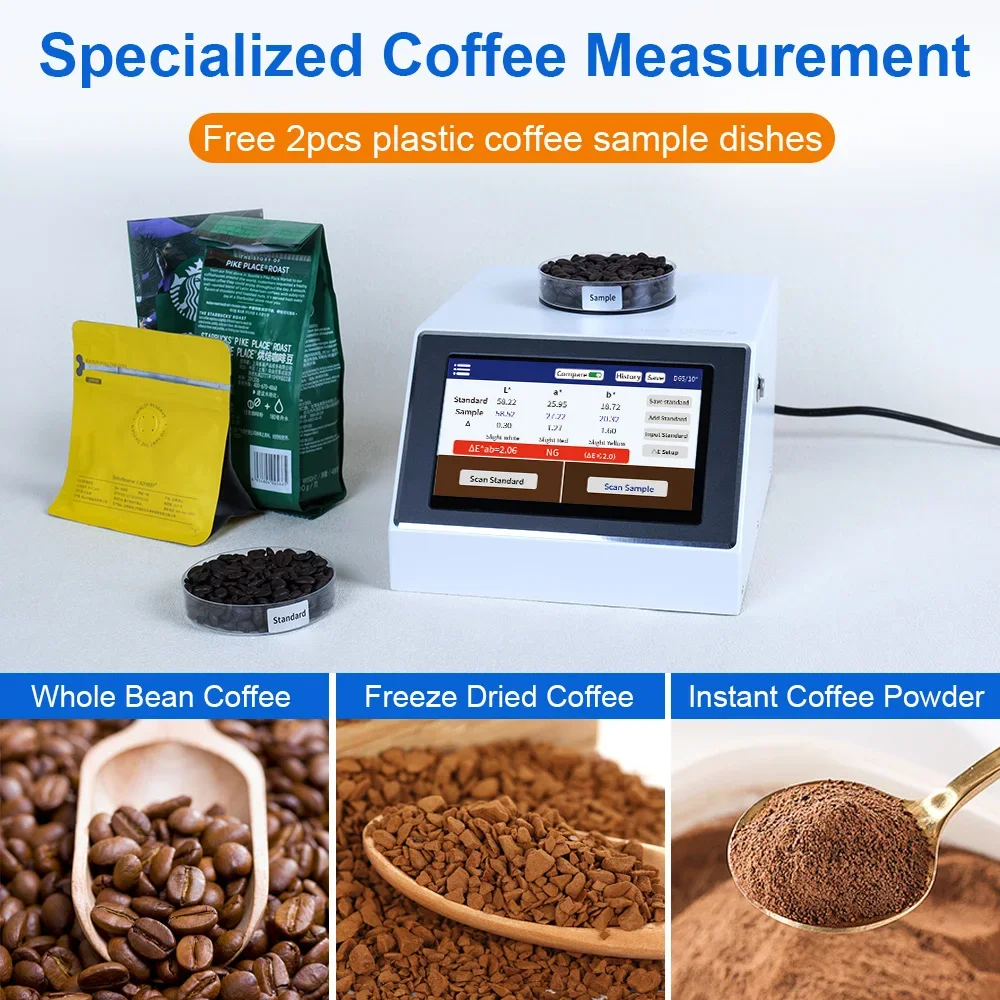 LS177C D/8 High Precision Coffee Beans Roast Level Analyzer HCCI SCAA Agtron Index Roast Coffee Colorimeter