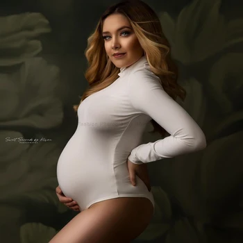 Costume de batterie pour femmes enceintes, tissu commandé, grande taille, vêtements de photographie, robe de batterie serrée, séance photo