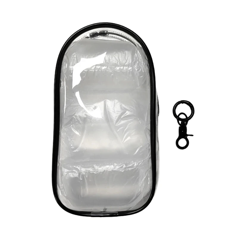 Sac d'extérieur transparent pour jouets de poupées en peluche de dessin animé, mini poudres Kawaii, porte-clés beurre, étui de rangement pour figurines d'anime, 18cm