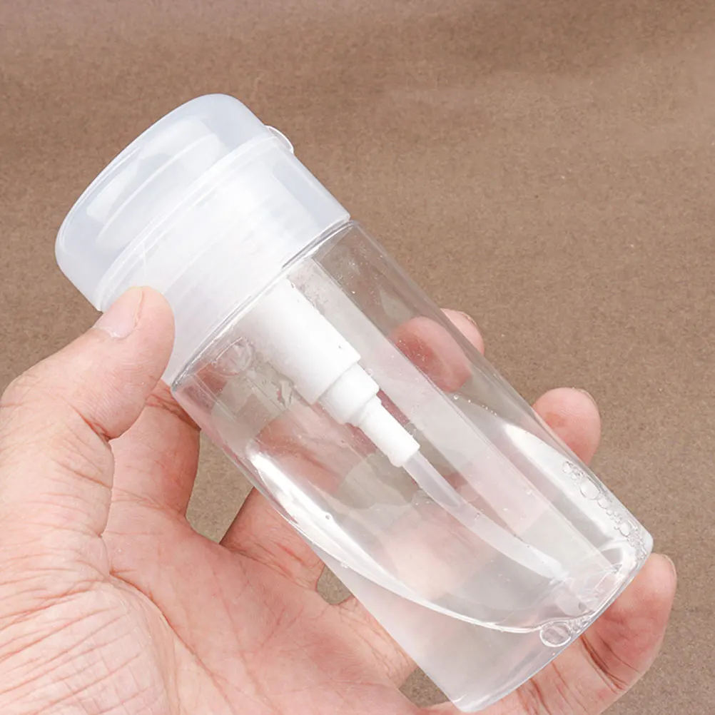 Dispenser con pompa pressurizzata a prova di perdite per bottiglia riutilizzabile per la cura della pelle degli animali domestici da viaggio da 120 ml per prodotti per il trucco liquido