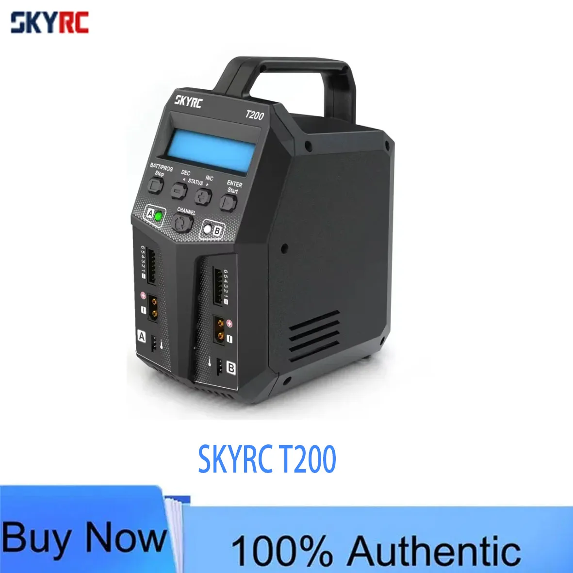 SKYRC T200 AC/DC Lipo Battery Dual Balance Charger Discharger for Traxass RC Car Battery Charger