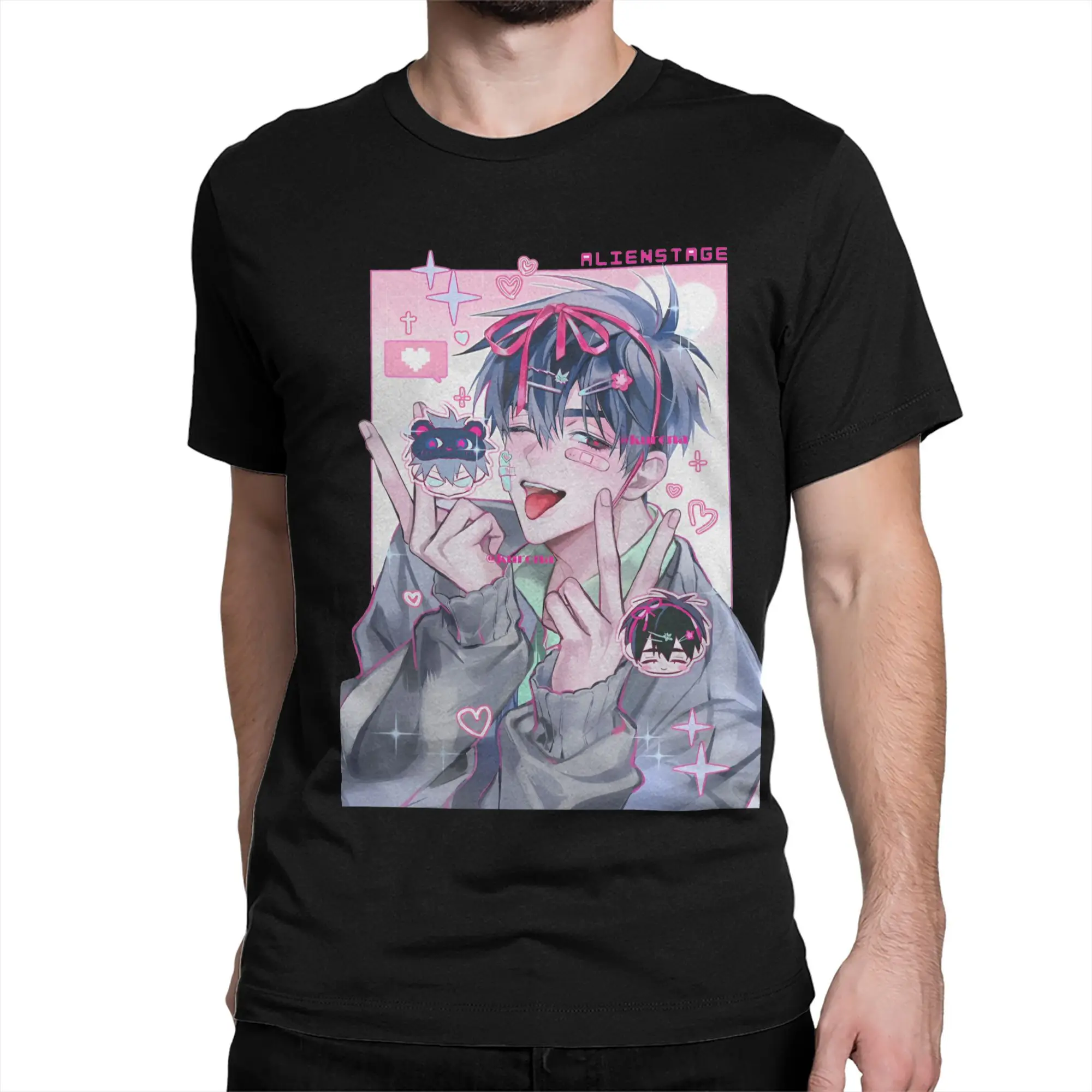 Novelty Alien Stage T-Shirts for Men Women Crewneck 100% Cotton T Shirt Till Ivan Anime Short Sleeve Tees Gift Idea Clothing