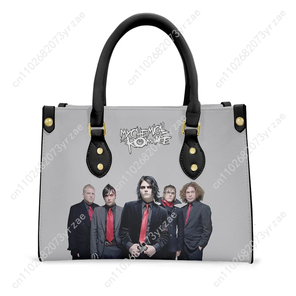 My Chemical Romance Handbag Mens Womens Personalized Patterns Tote Bags Shoulder Bags Business Commuter Purse Custom Made Bags