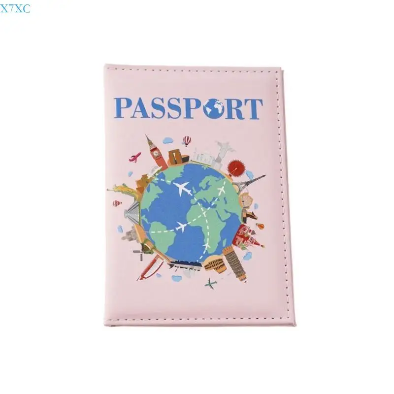 X7XC ปก PU หนังหนังสือเดินทาง PRING GLOBAL COVER