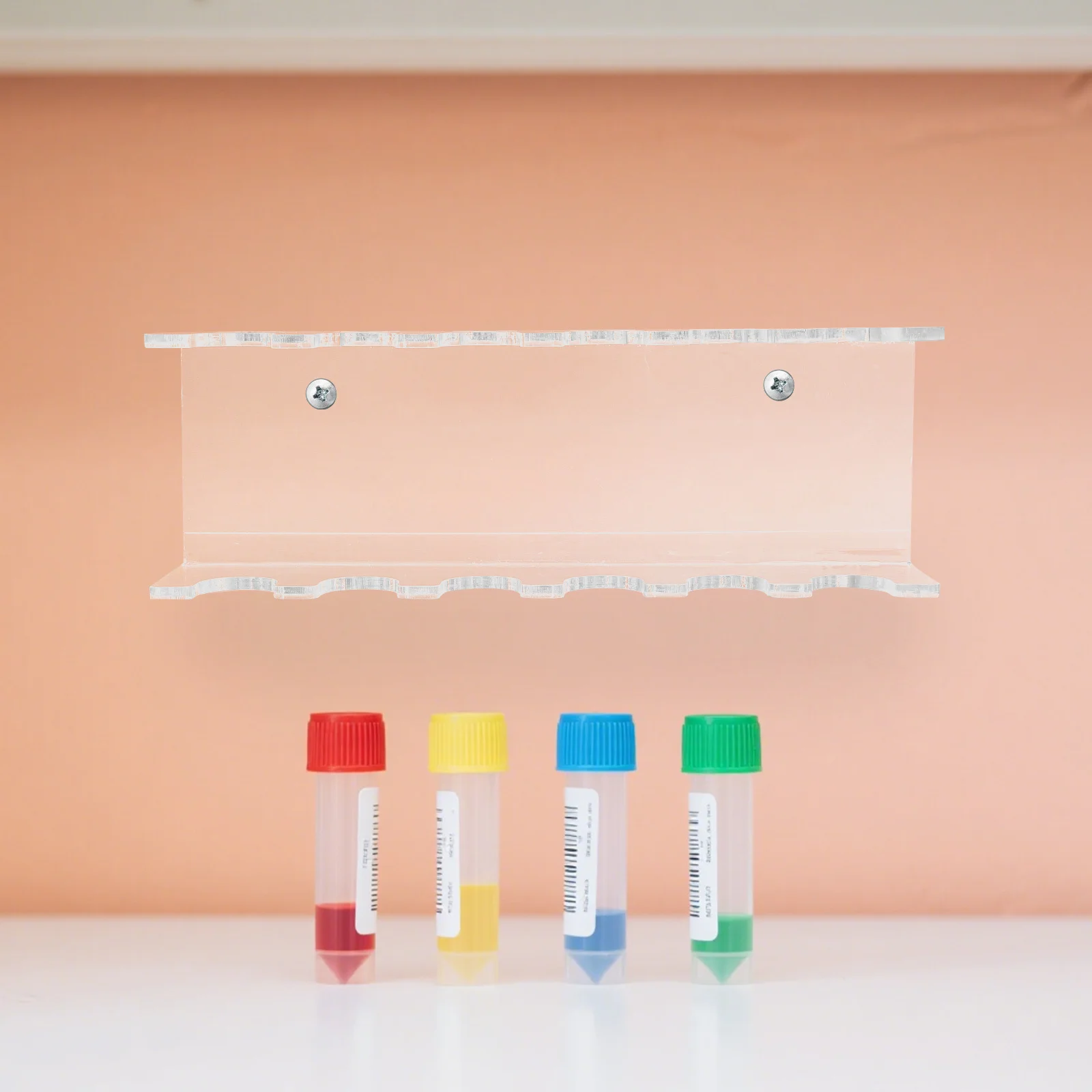 Professional Laboratory Pipette Holder 6 Slot Clear Stand Space Saving Pipette Display Rack Stable Secure Storage for Experiment