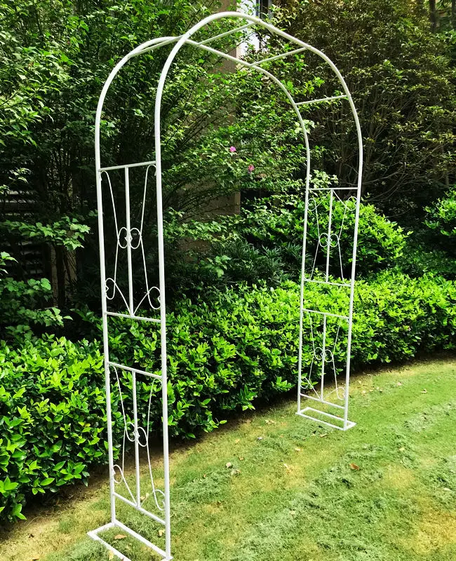 outdoor fresh wrought iron rose clematis outdoor climbing bracket garden grape pergola Flower stand climbing vine stand