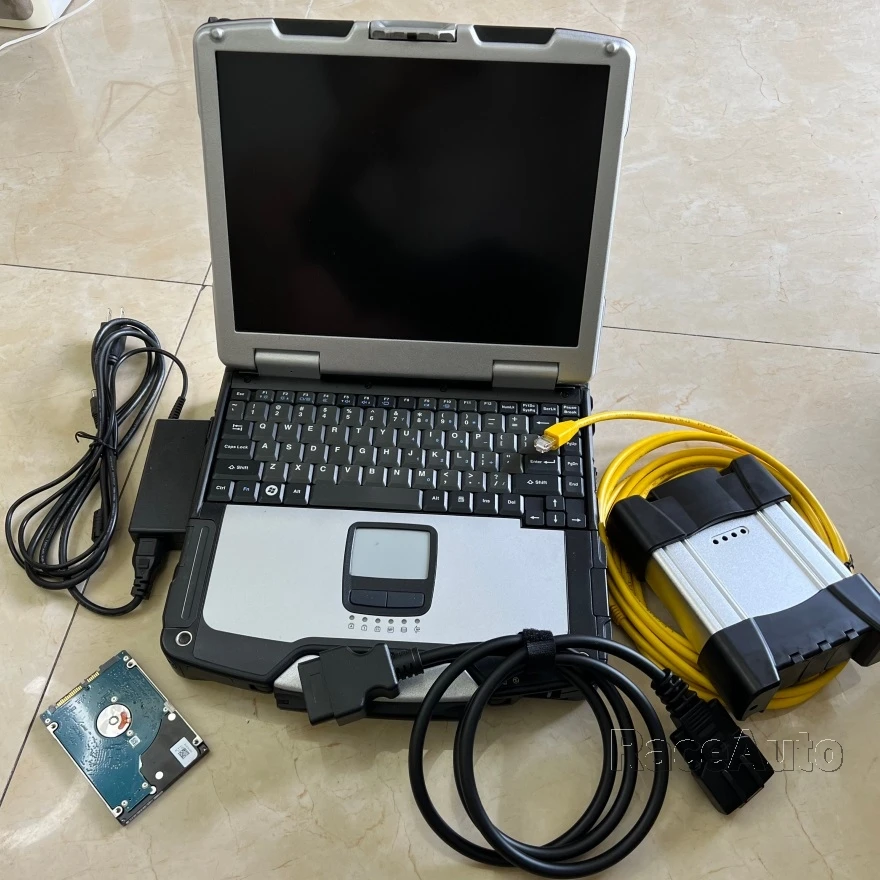 ICOM Next Wifi Connect Auto Diagnostic Tool Code Scanenr V11.2024 Software D 4.50 Expert Mode with Laptop Toughbook CF31 i5