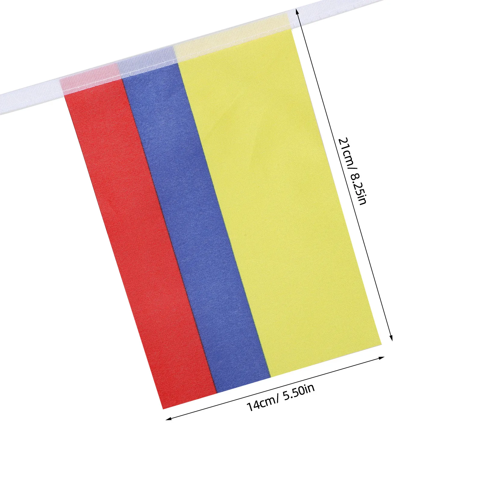 Colombia String Flag Pennant Banner Small Mini Colombian Flags 14x21cm Bunting Banner National Country Decoration Colombia
