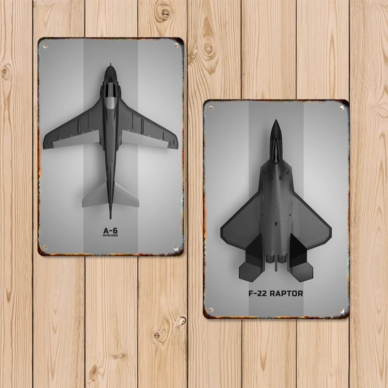 JU-288 Rafale Military Fighter Tin Painting Metal Signage Aircraft Poster Home Living Room Wall Art Decor Military Enthusiasts