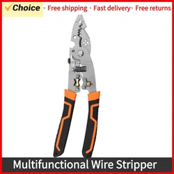 21 IN 1 Multifunctional Wire Stripper Professional Wire Stripping Tool Electric Cable Cutter Electrician Crimping Pliers